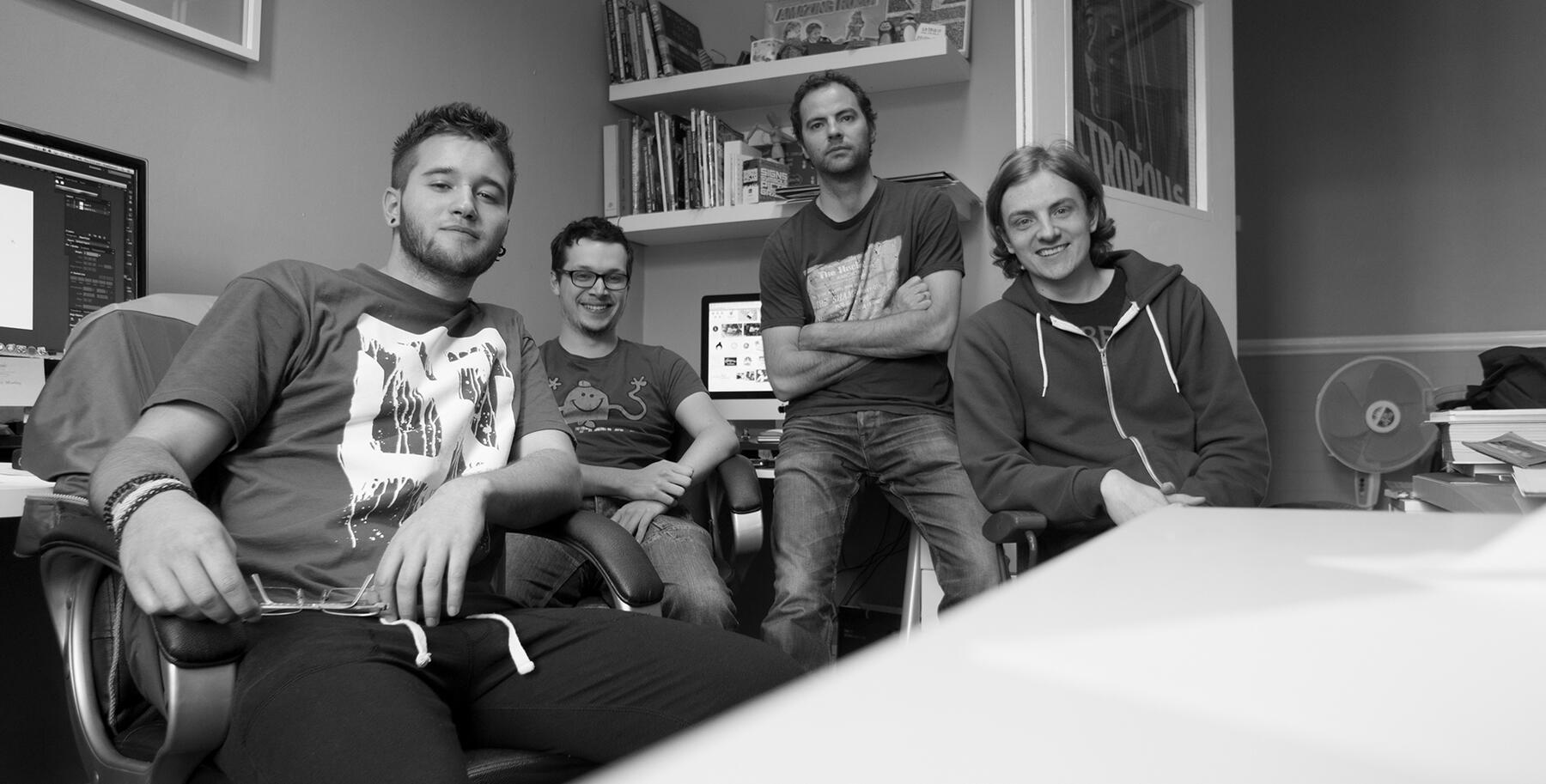 Mark Horton and his design team Mark Horton in the studio with his team a while back now!